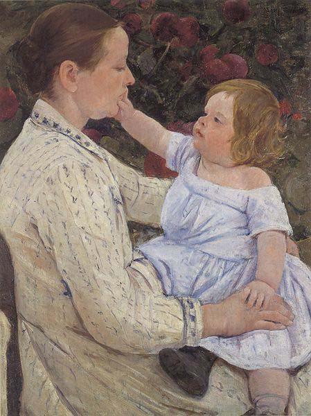 Mary Cassatt The Child's Caress China oil painting art